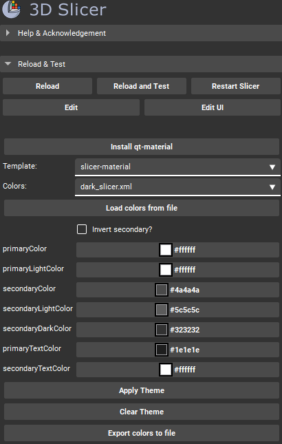 Material Slicer Dark